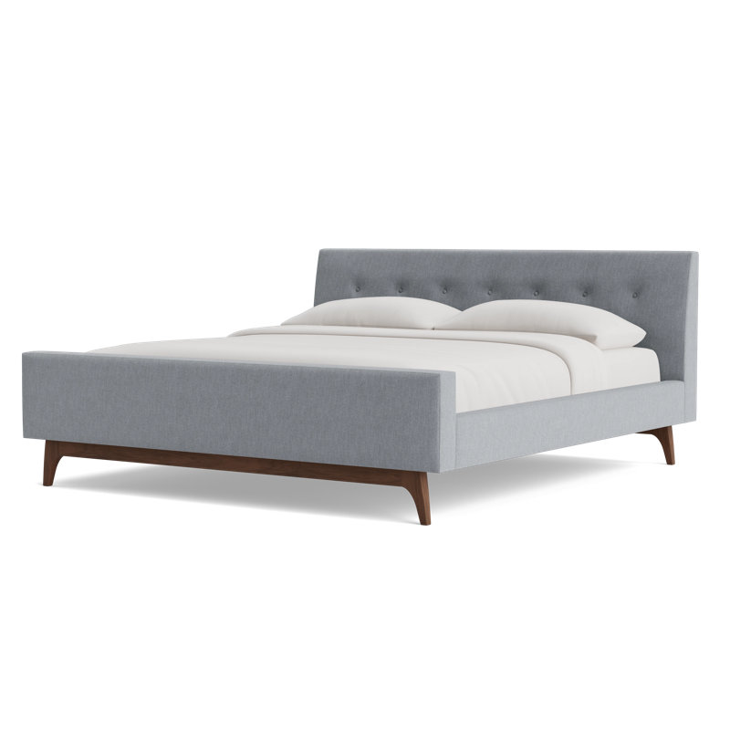 Tyler Bed, Performance Weave - Zinc, California King