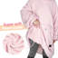 Surdimensionné en sherpa avec couverture molletonnée, couverture à capuche en molleton ultra doux pour femme-1100295732