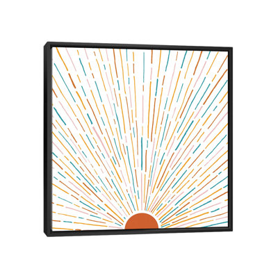 «Sunshine All Around» par Modern Tropical - impression sur toile tendue