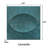 Spanish Tiffany 6" x 6" Matte 3D Textured Ceramic Wall Tile (34 PCS, 8.18 Sq. Ft. / Case)-119449150