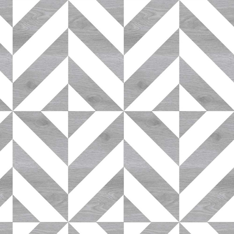 Carreau de porcelaine mat à motif de bois 10 po x 10 po Larissa Deco, gris