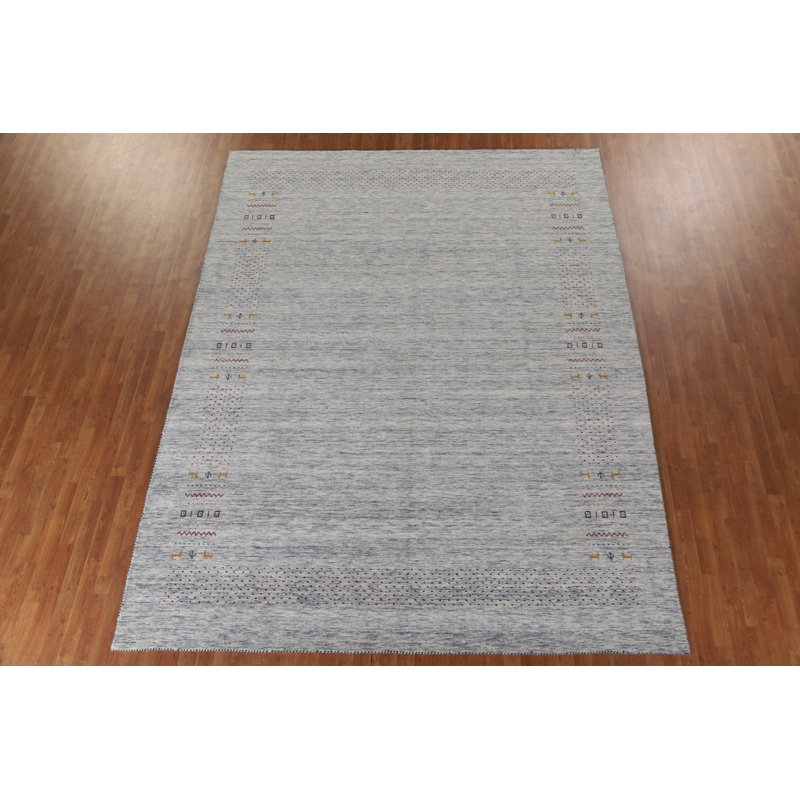 Tapis indien fait à la main Gabbeh 9 x 12