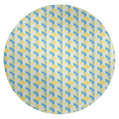 Chenille Geometric Indoor Rug