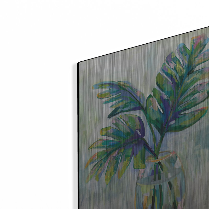 «Palm Leaves II» par Jeanette Vertentes, H 16 po x l 12 po