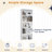 Livingon 21.8"W Standard Bookcase-456996085-403006116
