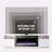 70'' TV Stand With Electric Fireplace Included, Black-108941963