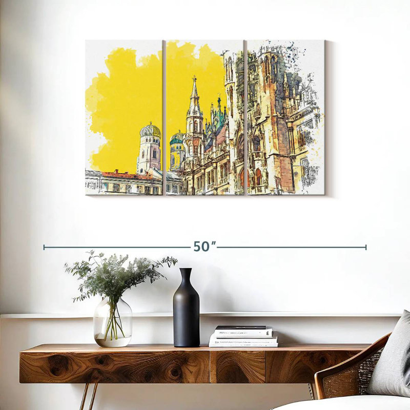 Munich Lilie, 24" H x 38" W