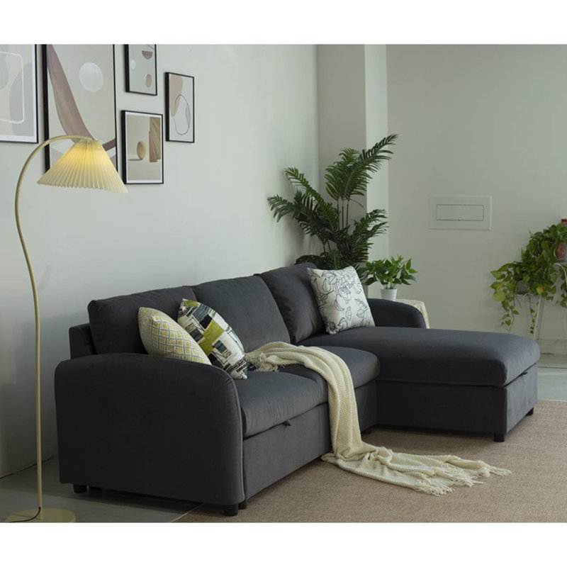Sofa & Chaise, Grey