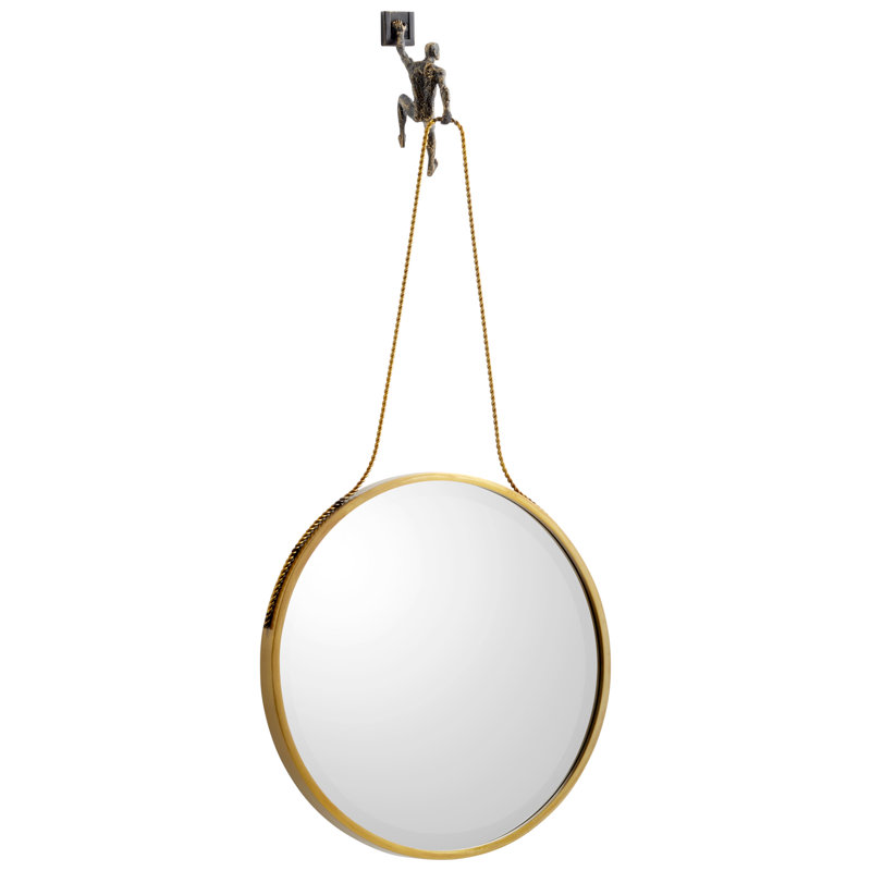 Muscle Man Flat Metal Wall Mirror