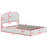 Teddy Fleece Upholstered Platform Bed With Hydraulic Storage System-1543398119-1543398116