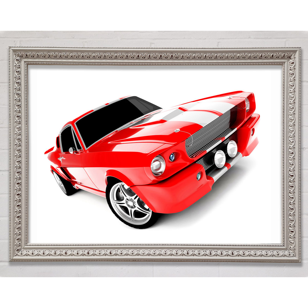 Mustang Rot Seitenprofil - Druck