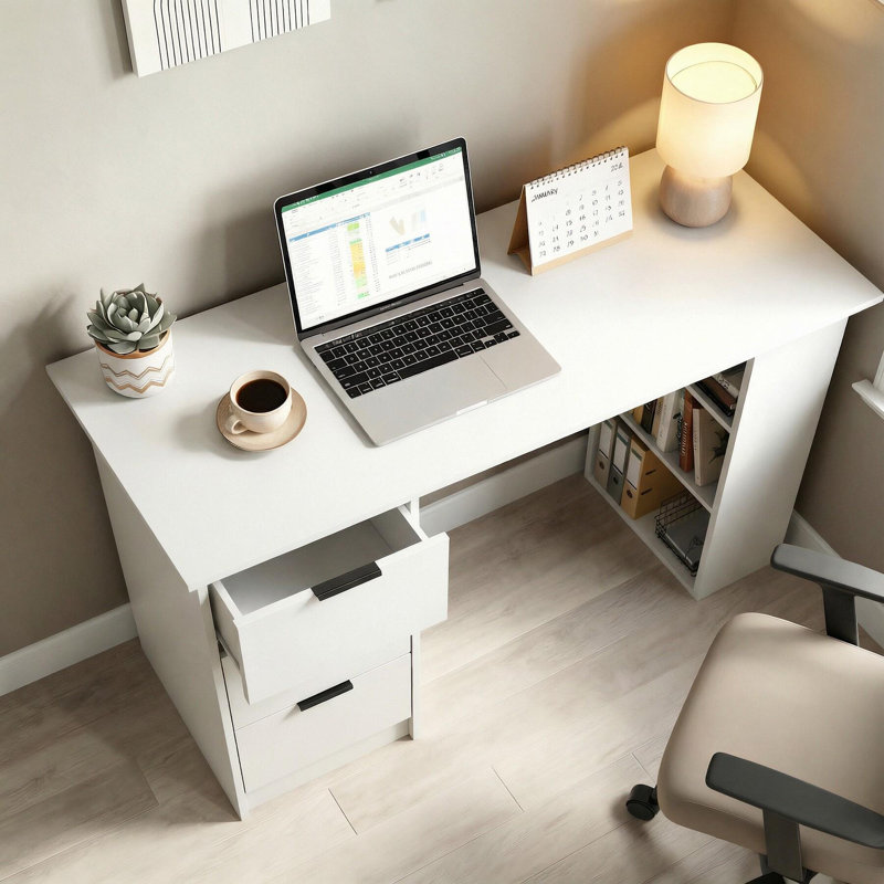 Computer Desk, White