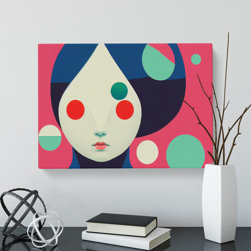 Woman Modern Art Vol.4 Abstract - Wrapped Canvas Print, 50cm H x 76cm W x 3cm D