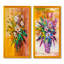 «Modern Bouquet of Daisy Flowers II», ensemble de 2 peintures sur toiles-1767775395-1767776095