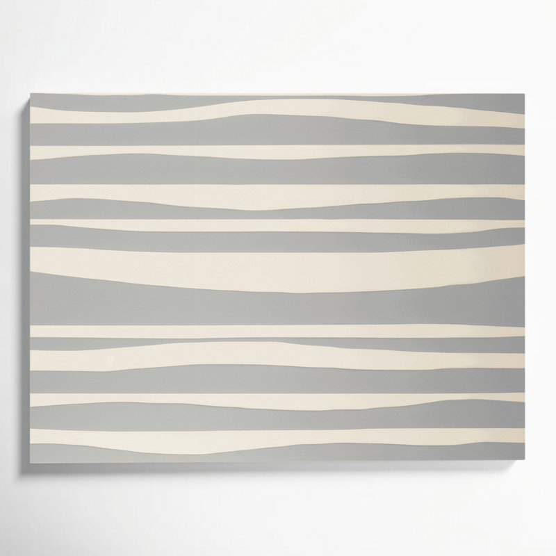 Minimalisme 11, art mural sur toile beige, H 16 po x l 20 po