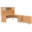 Ensemble de bureau avec rehausse Magomed-362711748
