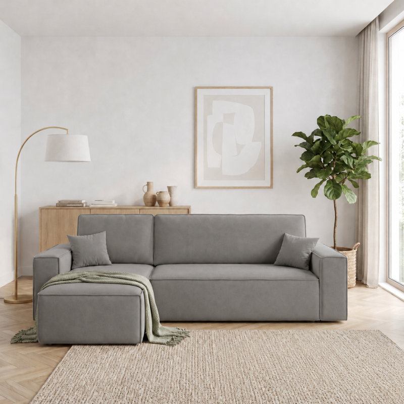 Rozena 3 Seater Sofa Bed, Left Hand Facing