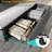 Upholstered Bed Frame with 2 Storage Drawers and Storage Headboard, Built-In LED Lights and Charging Station-176336314