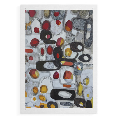 Collage de fruits I - impression sur toile seulement - non encadrée