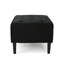 Repose-pieds standard capitonné en velours 26,25 po Ranck-24075190