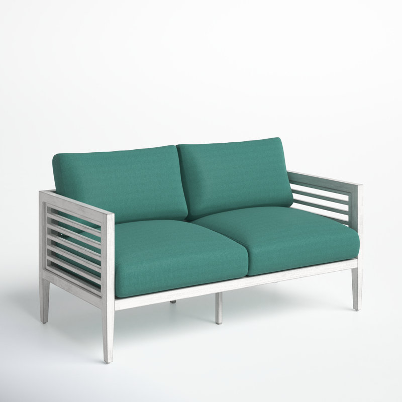 Causeuse de patio avec coussins Torland, Outdura® aigue-marine