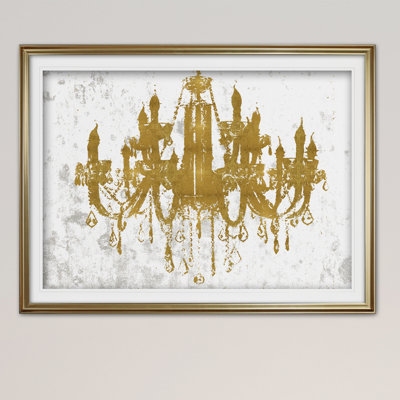 Champagne Gold Diamond Chandelier