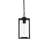 Mickle 6 Inch Outdoor Pendant in Black