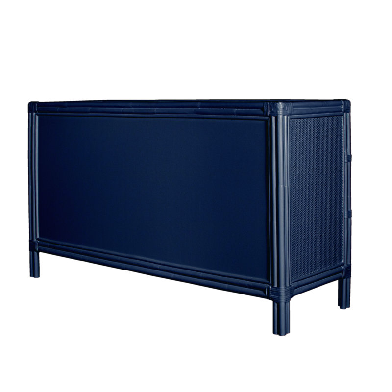 Aruba 8 - Drawer Dresser, Navy Blue/Black