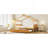 Full Size Wooden House Bed With Twin Size Trundle, , Natural-1149778773