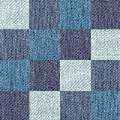 Tapis bleu / gris Antron