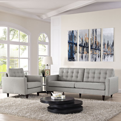 Modway Princess 2-Piece Living Room Set