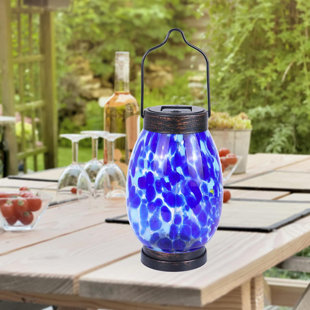 8.07'' Solar Powered Integrated LED Jar Lantern