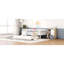 Lit de jour simple blanc avec lit gigogne et barrières de sécurité pour un sommeil paisible et confortable-1105995182-1105995184