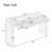 Floret 54.3" Fluted Design Console Table With Curved Edge-1271794867