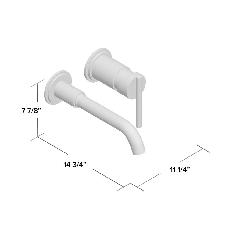 Atrio® Wall Mounted Bathroom Faucet, Chrome