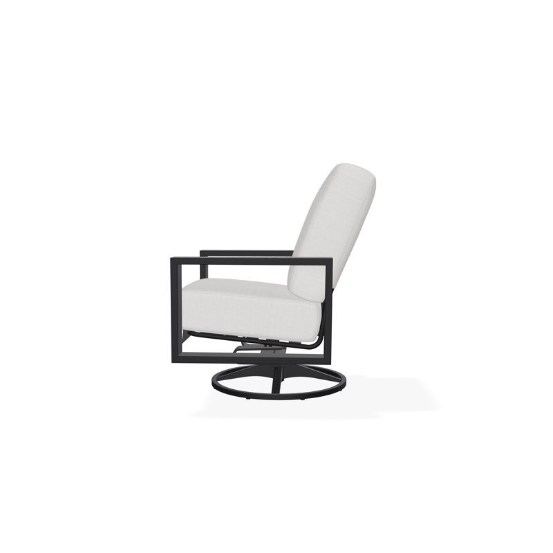 Larssen Outdoor Lounge Chair, Black, Tabloid Cloud