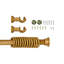 Norgren 28 mm Fixed Length Multi Finials Wooden Curtain Poles-711645741-711645736