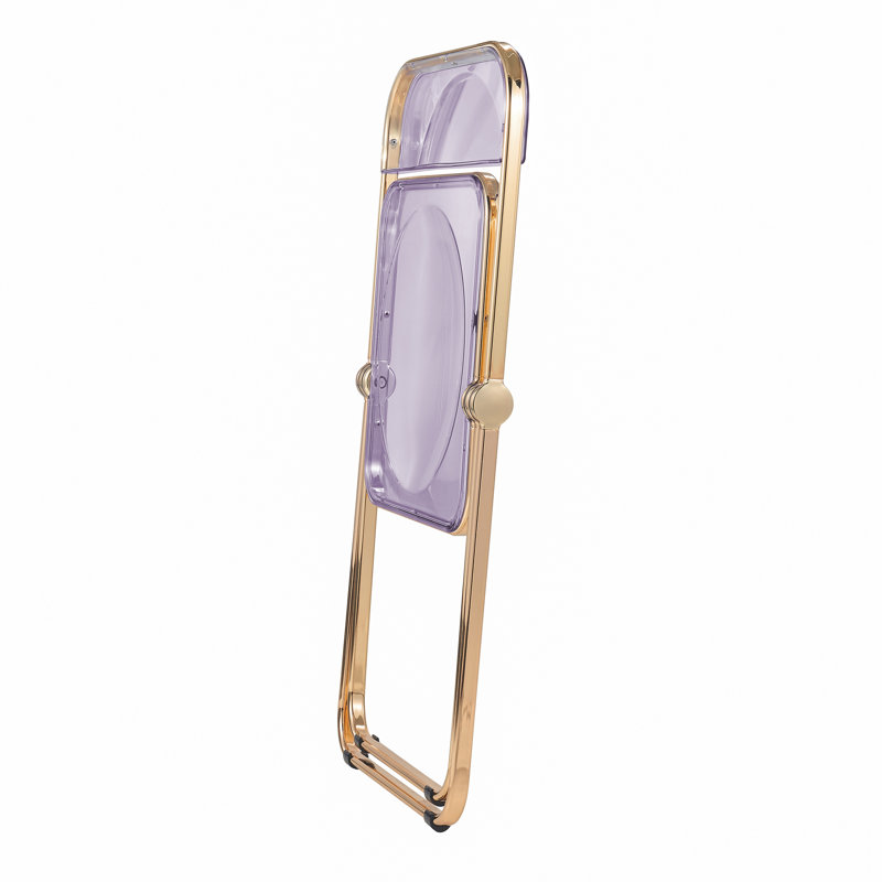 Chaise pliante Brayden Studio® Gillispie, Gold, Mandarine