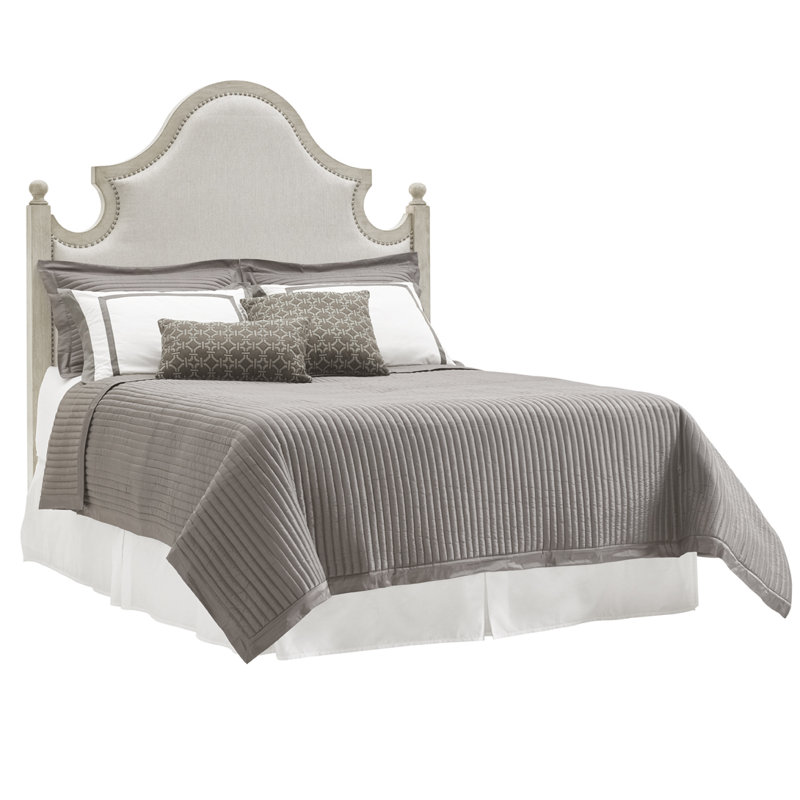 Oyster Upholstered Tufted Queen Headboard