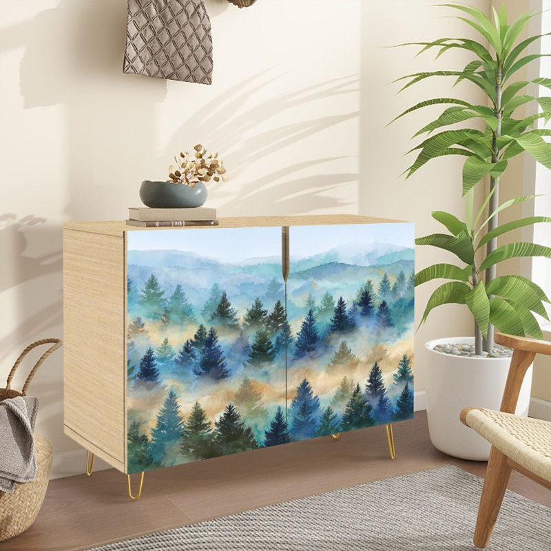 Buffet Buffet avec rangement Dreamside Misty Mountain Pine