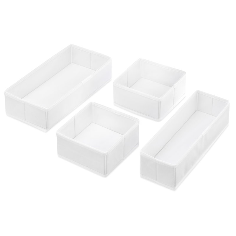 Dotted Line™ Decorative Bin, White