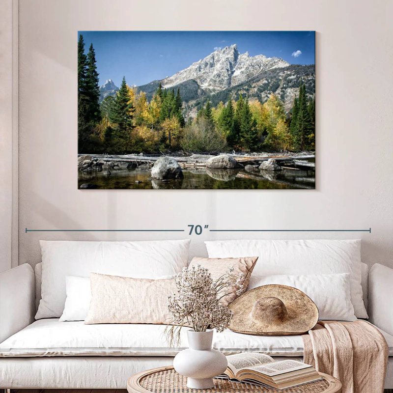 Paysage montagneux d'Alvord Teton, H 32 po x l 48 po