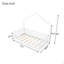Lit simple au sol avec rails hauts, lit Montessori en bois avec lumière-959845521-959845526