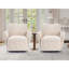 Ensemble de 2 fauteuils d'appoint pivotants 30,5 po-739850605