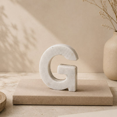 Bloc de lettres Zeb Marble Helvetica