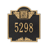 Monogram 1-Line Wall Address Plaque