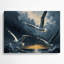 Art mural bleu nautique-1919511516