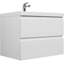 Meuble-lavabo flottant avec lavabo, meuble-lavabo mural moderne avec lavabo en résine et tiroirs à fermeture en douceur-984854995