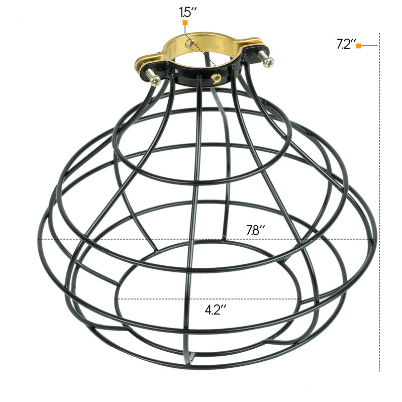 Plafonnier encastré noir à 1 lumière