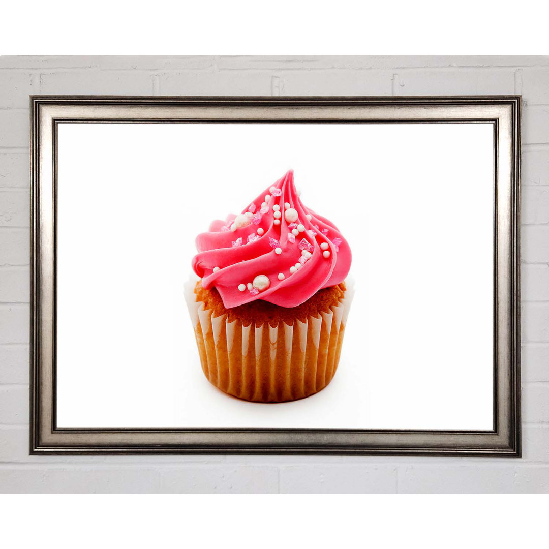 Gerahmter Kunstdruck Beautiful Pink Cupcake